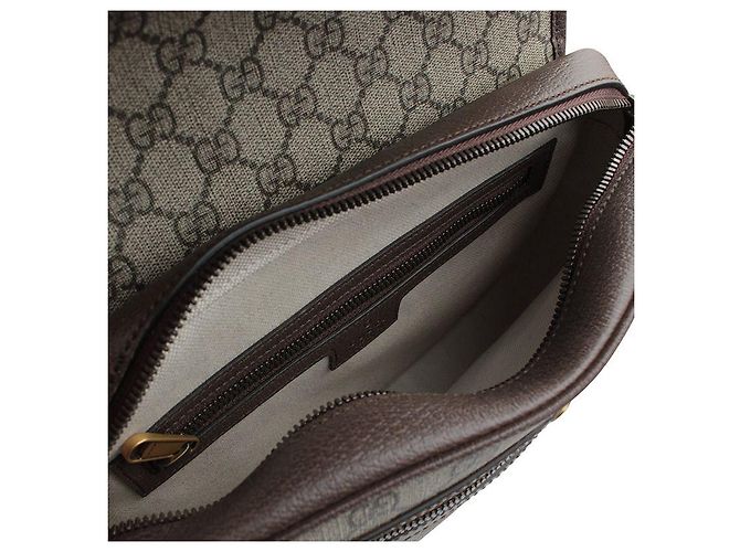 Gucci Borsa a tracolla Ophidia GG Marrone - vista 5