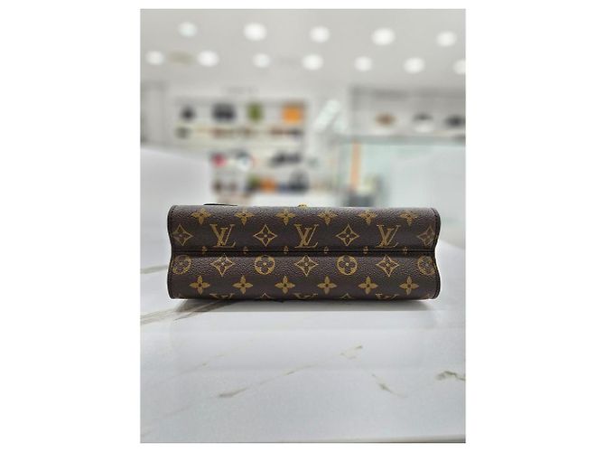 Louis Vuitton Victorine Monogram Schultertasche Braun - vista 19