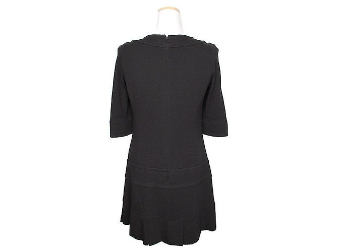 Burberry Vestido de talle bajo Blue Label Black Negro - vista 2