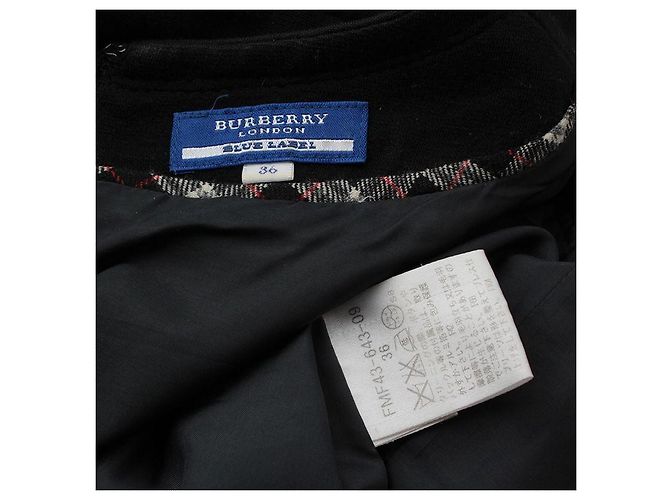Burberry Vestido de talle bajo Blue Label Black Negro - vista 3