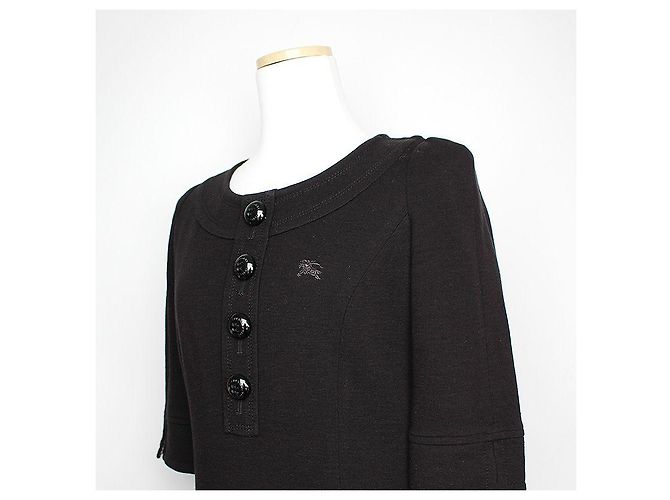 Burberry Vestido de talle bajo Blue Label Black Negro - vista 4