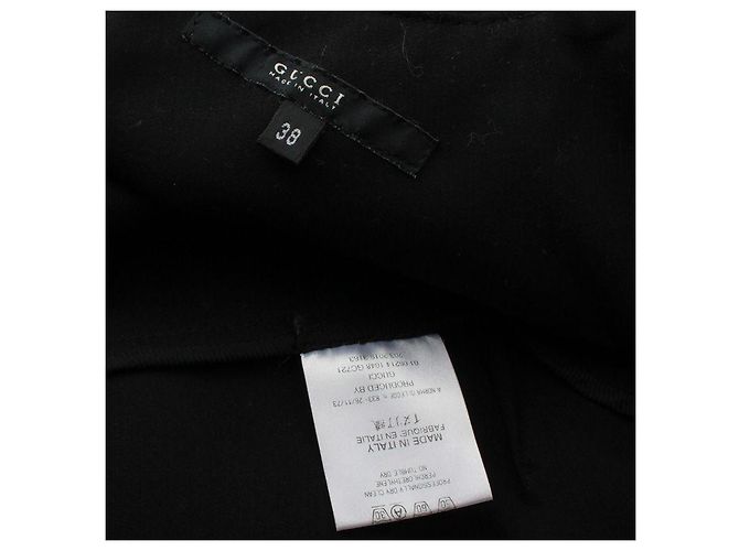 Gucci Top sin mangas de lana negro - vista 3