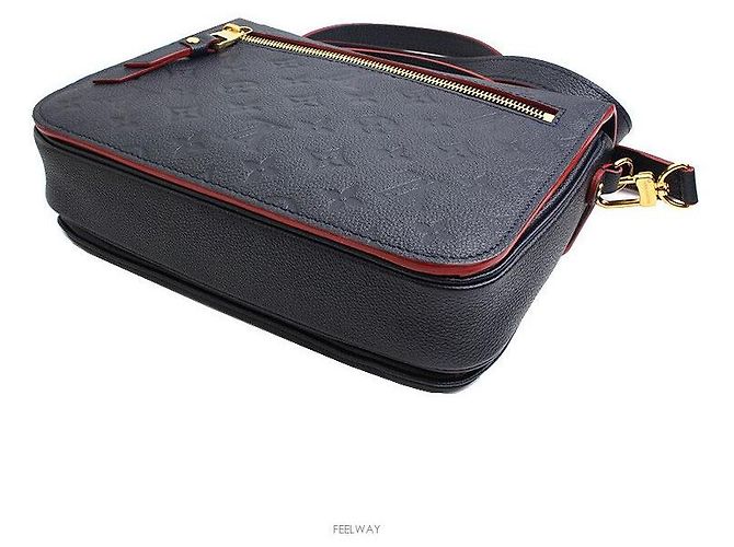 Louis Vuitton Empreinte Pochette Metis Crossbody Bag Blue - view 4