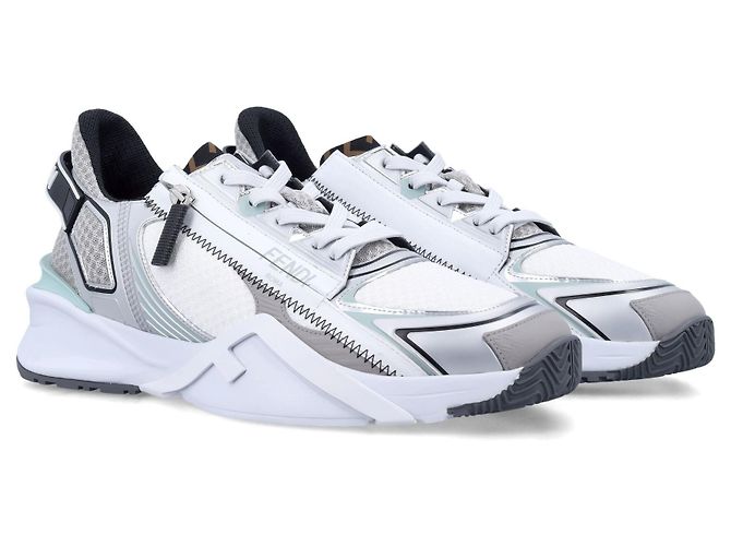 Fendi Sneakers Flow Size GB Rigenerate Multicolore - vista 2
