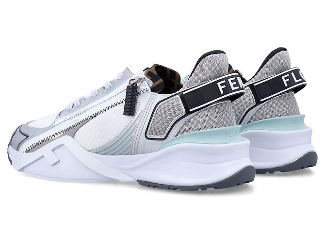 Fendi Sneakers Flow Size GB Rigenerate Multicolore - vista 4