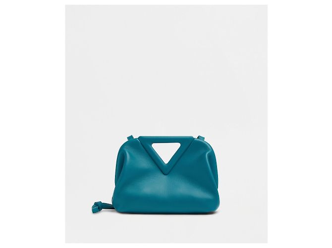 Bottega Veneta Bolsa de alça Small Point Triangle, recondicionada Azul - vista 5