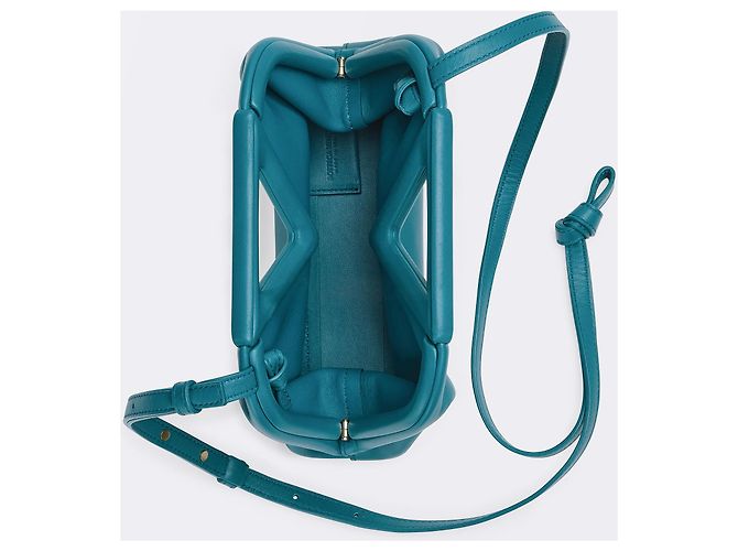 Bottega Veneta Bolsa de alça Small Point Triangle, recondicionada Azul - vista 7