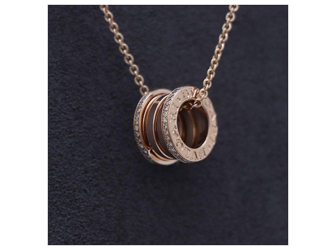 Collana Bulgari con pavé di diamanti Nero - vista 3