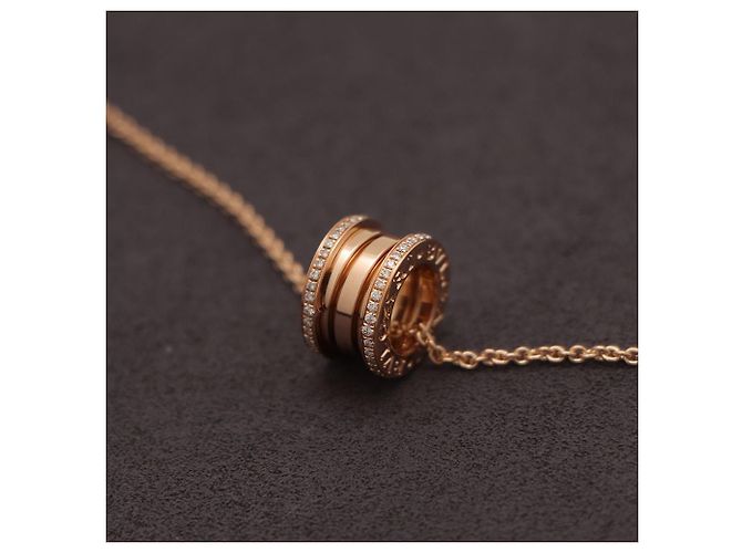 Collana Bulgari con pavé di diamanti Nero - vista 5