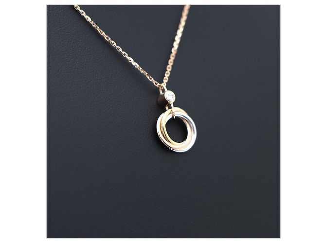 Cartier Collar Trinity Diamond Negro - vista 2