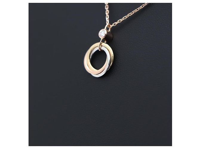 Cartier Collar Trinity Diamond Negro - vista 3