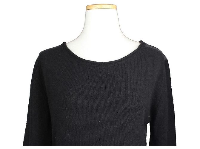 Zadig & Voltaire Top de malha de cashmere preto e cinza Marrom - vista 6