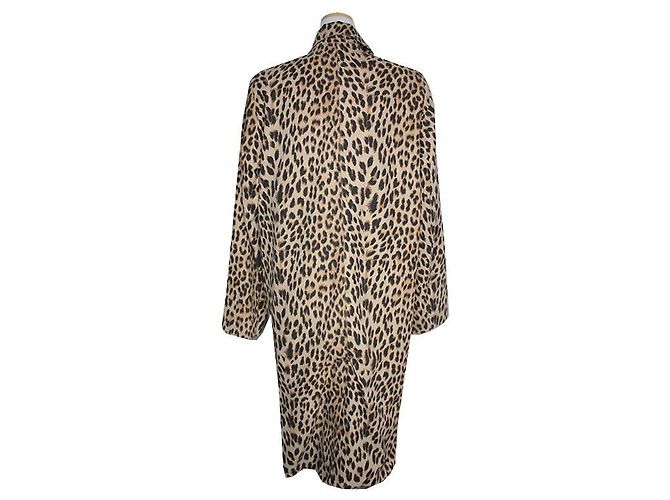 Zadig & Voltaire Abrigo de algodón con estampado de leopardo Castaño - vista 2