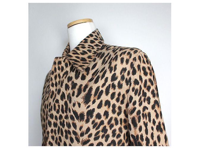 Zadig & Voltaire Abrigo de algodón con estampado de leopardo Castaño - vista 4