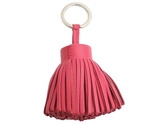 Ring Hermès Portachiavi e Charm per borsa Rose Shock Pink Carmen Pom Pom Rosa - vista 2