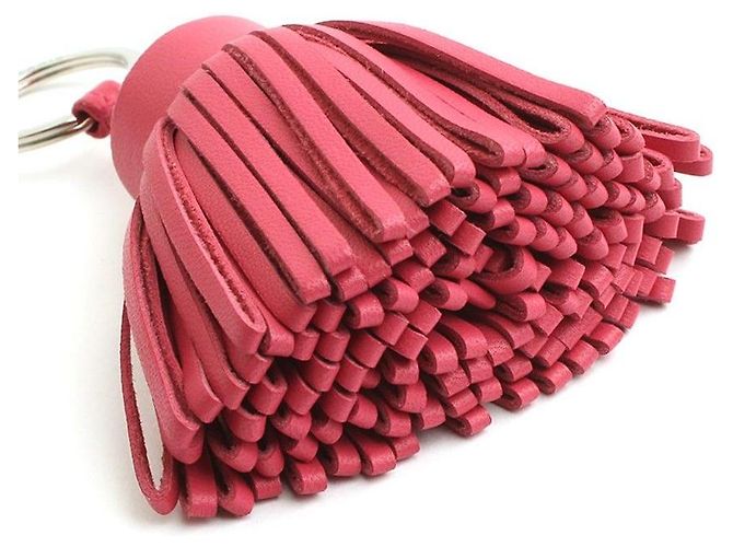 Ring Hermès Portachiavi e Charm per borsa Rose Shock Pink Carmen Pom Pom Rosa - vista 4
