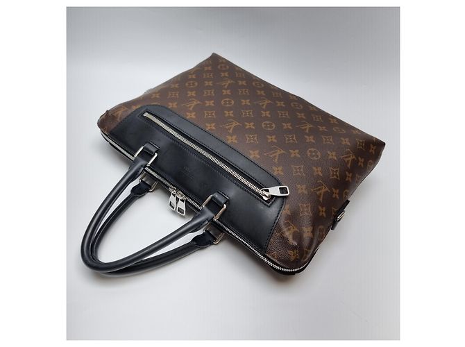Louis Vuitton Pasta de Documentos Jour Monogram Macassar Briefcase - vista 10