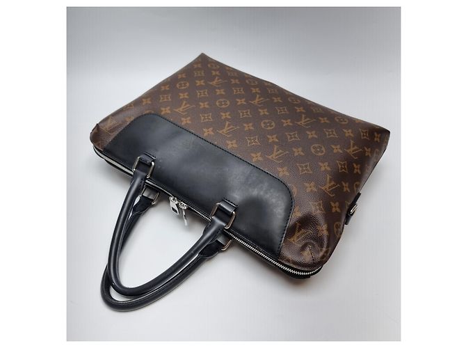 Louis Vuitton Pasta de Documentos Jour Monogram Macassar Briefcase - vista 12