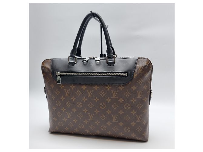 Louis Vuitton Pasta de Documentos Jour Monogram Macassar Briefcase - vista 3