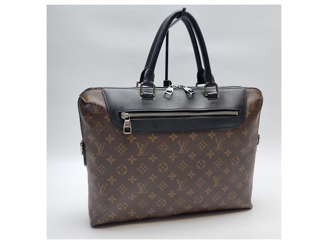 Louis Vuitton Pasta de Documentos Jour Monogram Macassar Briefcase - vista 4