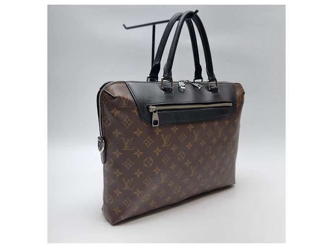 Louis Vuitton Pasta de Documentos Jour Monogram Macassar Briefcase - vista 5