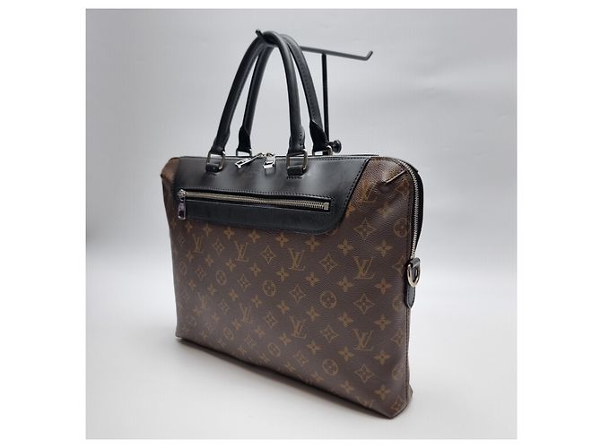 Louis Vuitton Pasta de Documentos Jour Monogram Macassar Briefcase - vista 6
