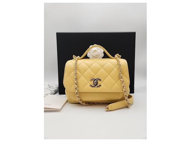 Chanel Business Affinity Small Arancione - vista 6