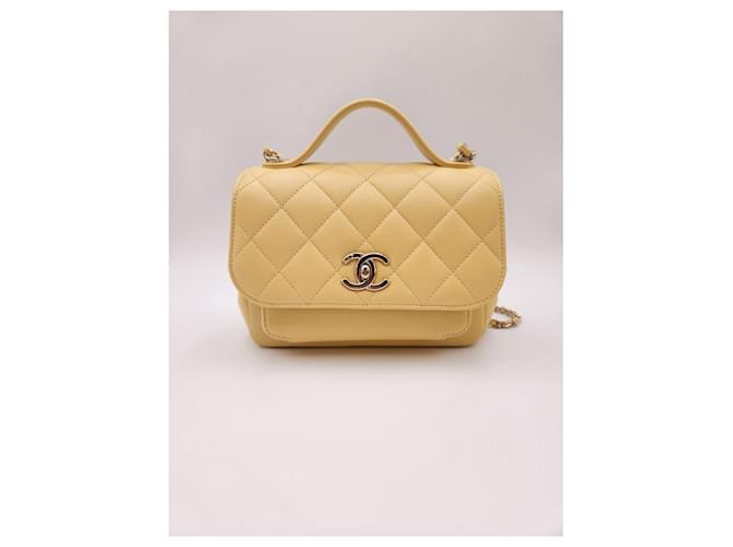 Chanel Business Affinity Small Arancione - vista 7