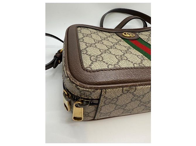 Gucci Piccola borsa a tracolla Ophidia Supreme Multicolore - vista 10