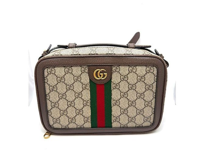 Gucci Piccola borsa a tracolla Ophidia Supreme Multicolore - vista 13