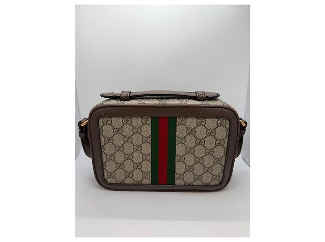 Gucci Piccola borsa a tracolla Ophidia Supreme Multicolore - vista 4