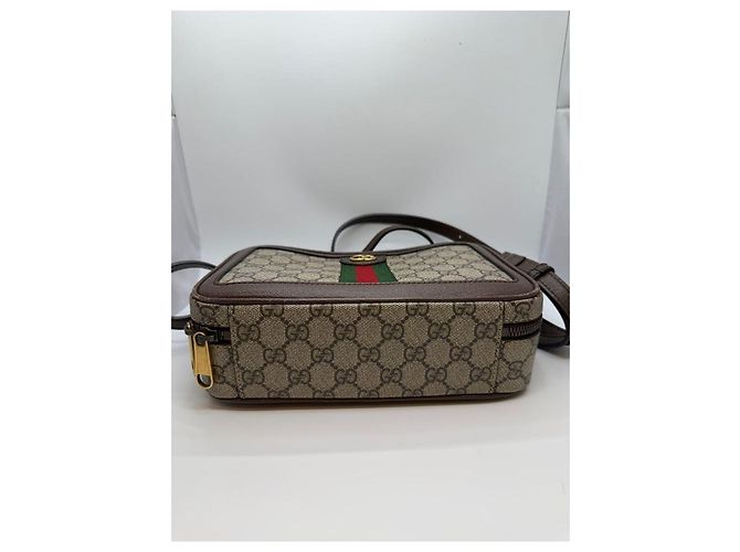 Gucci Piccola borsa a tracolla Ophidia Supreme Multicolore - vista 7