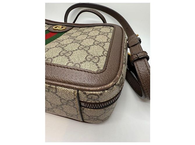 Gucci Piccola borsa a tracolla Ophidia Supreme Multicolore - vista 9