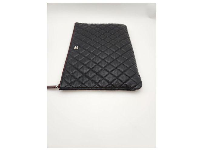 Chanel Clutch Classic Large Caviar Multicolore - vista 10
