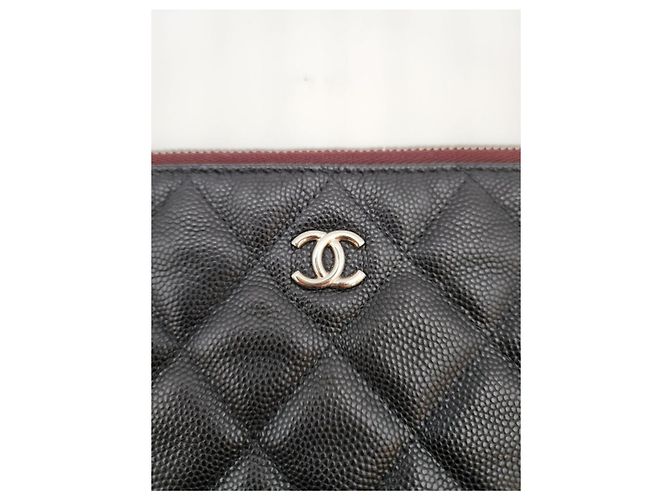 Chanel Clutch Classic Large Caviar Multicolore - vista 5