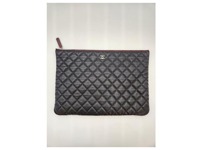 Chanel Clutch Classic Large Caviar Multicolore - vista 7