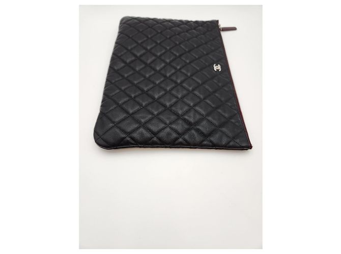 Chanel Clutch Classic Large Caviar Multicolore - vista 9
