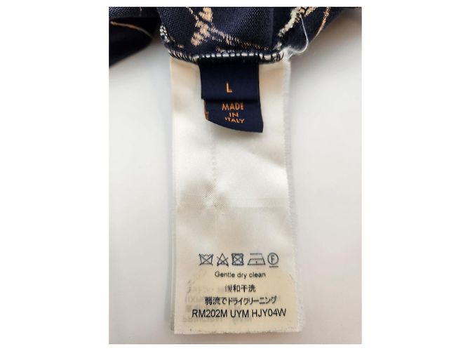 Louis Vuitton Kurzärmeliges Strickhemd Discharge Zustand Schwarz - Ansicht 12