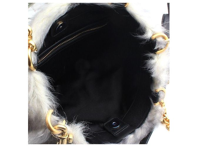 Dolce & Gabbana Borsa Tote e Borsa a tracolla in Eco Fur Melange Gray Dolce Gabbana Marrone - vista 4