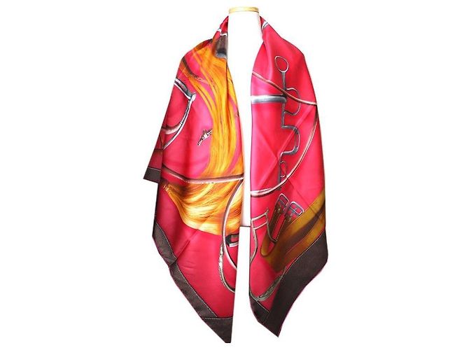 Hermès Seidenschal Care Magbelt Mehrfarben - Ansicht 3