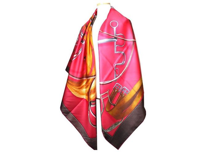Hermès Seidenschal Care Magbelt Mehrfarben - Ansicht 4