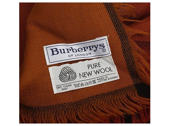 Burberry Chal y bufanda de lana a cuadros rojo ladrillo Roja - vista 4