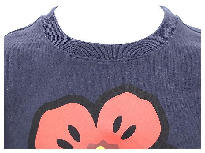 Kenzo Logo-Sweatshirt für Herren mit Bork-Blume Blau - Ansicht 2