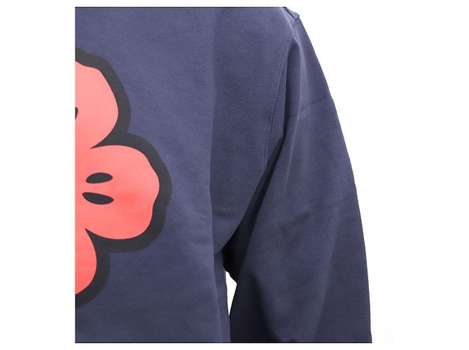 Kenzo Logo-Sweatshirt für Herren mit Bork-Blume Blau - Ansicht 5