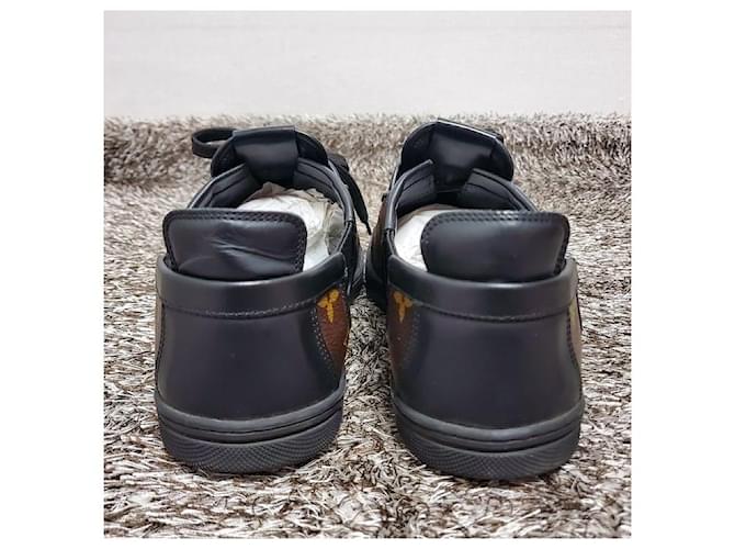 Louis Vuitton Sneakers Monogram Marrone - vista 3