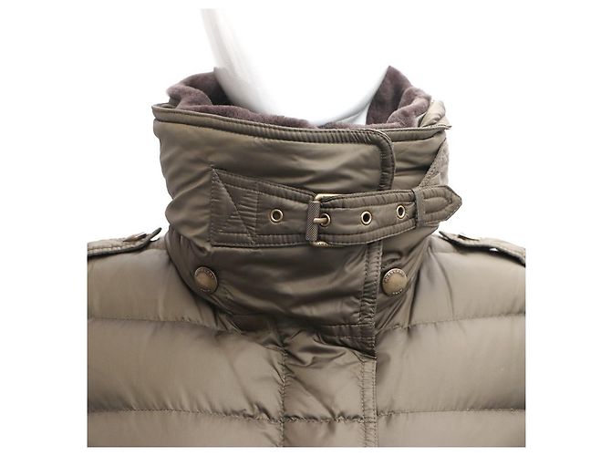 Burberry Jaqueta acolchoada com gola de pele e plumas - vista 15