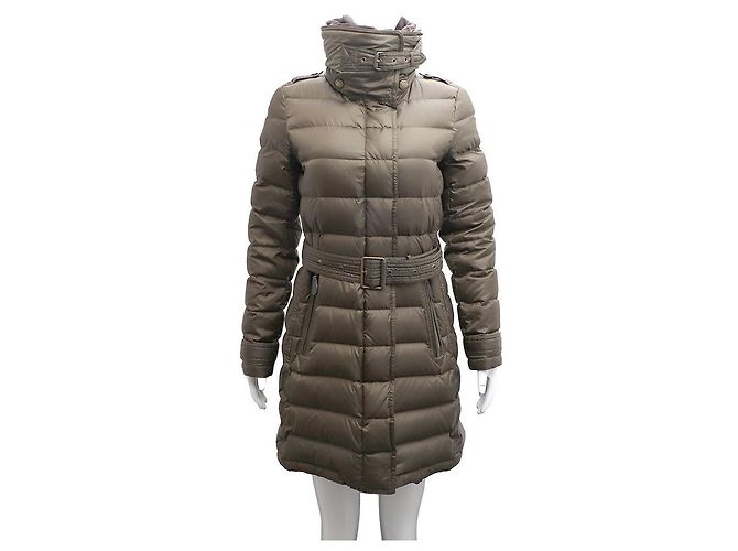 Burberry Jaqueta acolchoada com gola de pele e plumas - vista 2