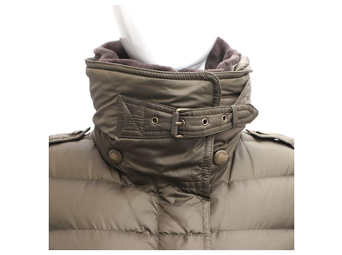Burberry Jaqueta acolchoada com gola de pele e plumas - vista 3