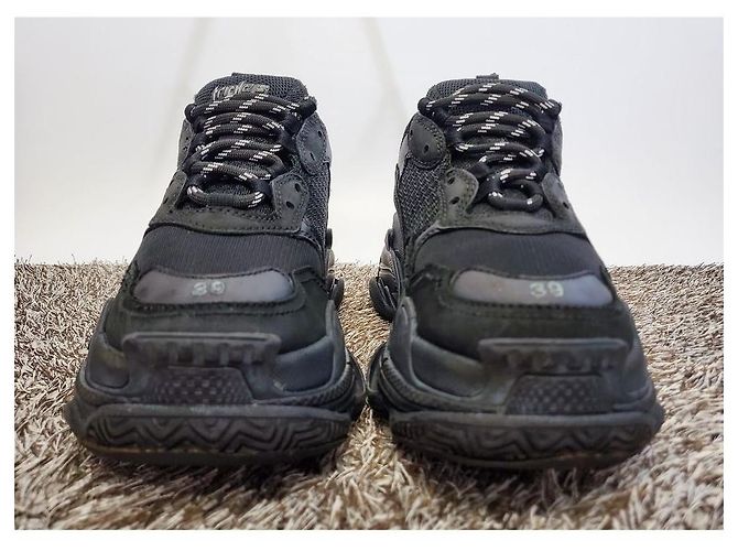 Balenciaga Triple Dirty Black Blu - vista 3