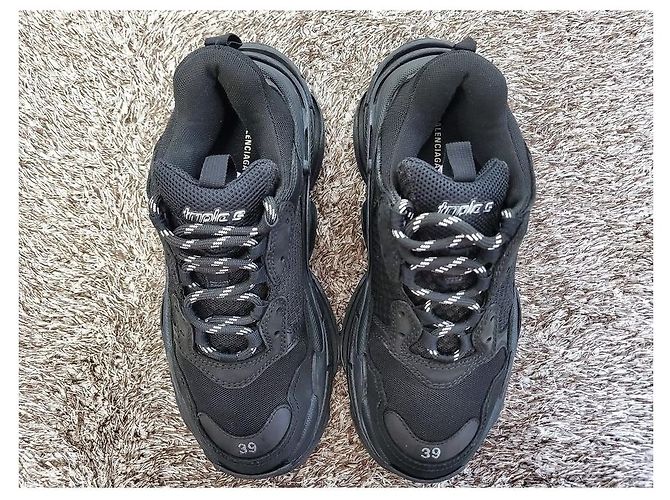 Balenciaga Triple Dirty Black Blu - vista 9